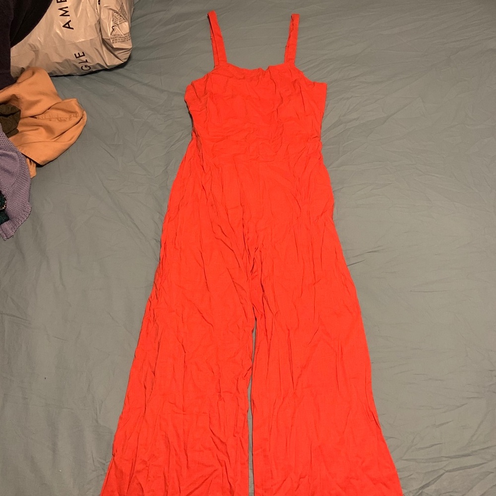 Burnt orange romper